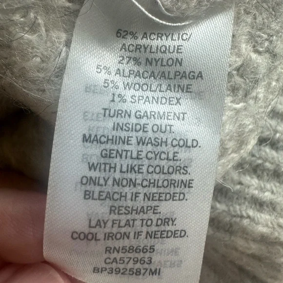 Nordstrom BP Oversized Waffle Stitch Cardigan Grandpa Sweater Size XS - Picture 9 of 13